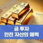 금 투자 안전 자산의 매력