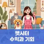 펫시터 수익과 기회